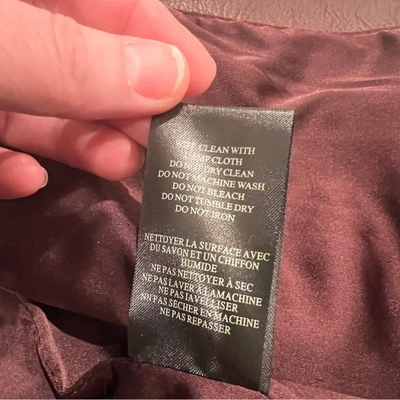 BLANK NYC | M | Faux Leather Moto Jacket | Plum - Picture 7 of 10